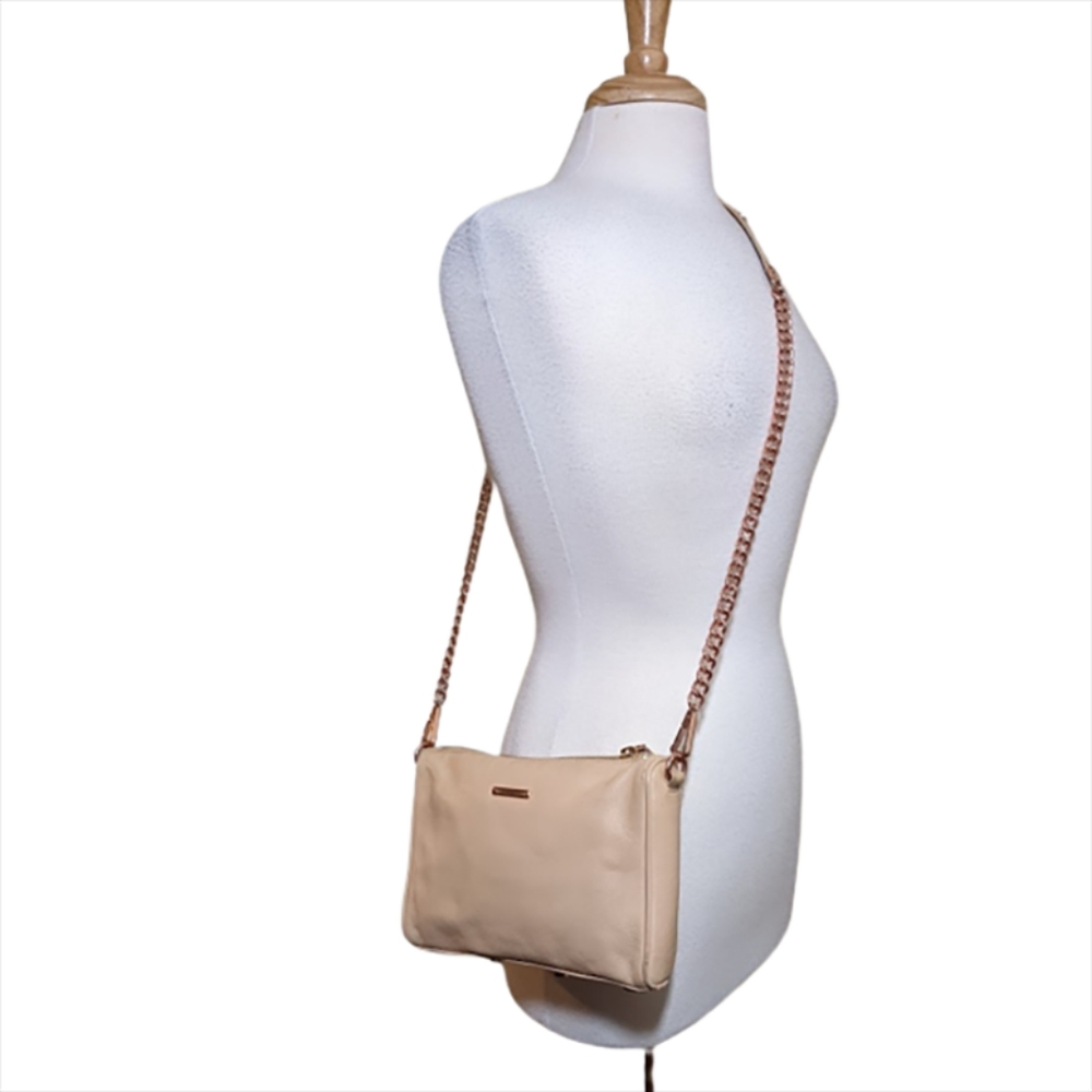 REBECCA MINKOFF Leather 7-Zip Crossbody